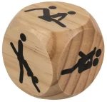 OOTB WOODEN DICE KAMASUTRA 6x6cm