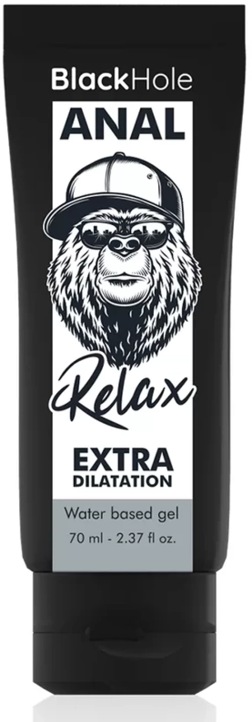 BLACK HOLE WATER BASE GEL ANAL DILATATION 70ml
