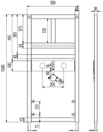 Creavit GLM100.01 - Βαση στηριξης νιπτήρα