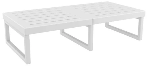 MYKONOS ΤΡΑΠΕΖΙ WHITE  130X65X33εκ. ΠΟΛ/ΝΙΟΥ