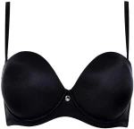 Lormar Σουτιέν Strapless Push-Up Extra Double - Μαύρο