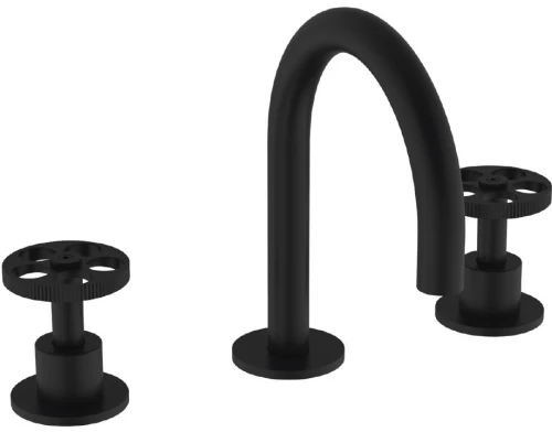 Teorema Programe One 631010 Black Matt - Μπαταρία νιπτήρα 3 οπών