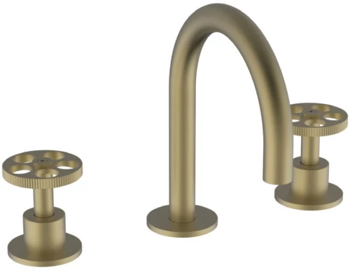 Teorema Programe One 321010 Soft Brass - Μπαταρία νιπτήρα 3 οπών
