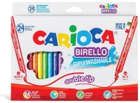 Μαρκαδόροι Carioca Birello 24 Χρωμάτων (41521)