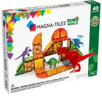 Magna-Tiles Dino World μαγνητικά Πλακίδια σετ 40τμχ