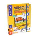 Μαγνητικό Παιχνίδι Κατασκευών MierEdu Vehicles 26×5x21cm 57pcs 3+ Ετών ME151