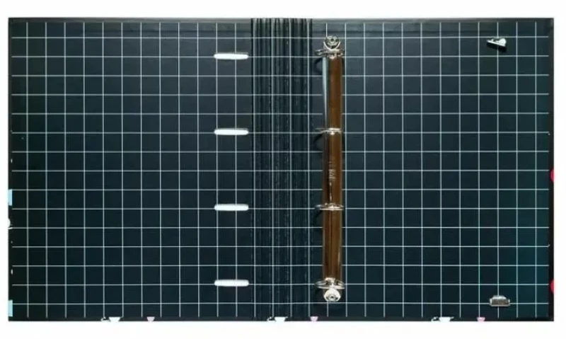 Premium Κλασέρ με Λάστιχο Α4 4 κρίκων BTS 28x32cm Πολύχρωμο CAT0070