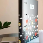 Premium Κλασέρ με Λάστιχο Α4 4 κρίκων BTS 28x32cm Πολύχρωμο CAT0070