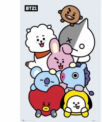 BTS Αφίσα 61Χ91.5cm Characters GPE5357