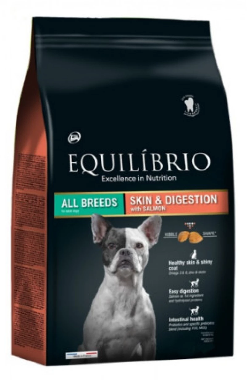 EQUILIBRIO ADULT SKIN AND DIGESTION SALMON 12KG