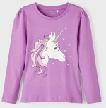 Μπλούζα για κορίτσια Name It Unicorn
