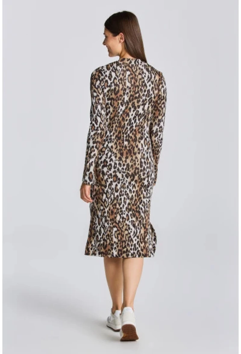 Φόρεμα γυναικείο Gant Leopard