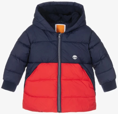 Μπουφάν παιδικό Timberland Blue + Red