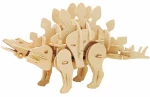 ROBOTIME MINI STEGOSAURUS D440 Ξύλινο Μηχανικό Puzzle με Αισθητήρα Ήχου