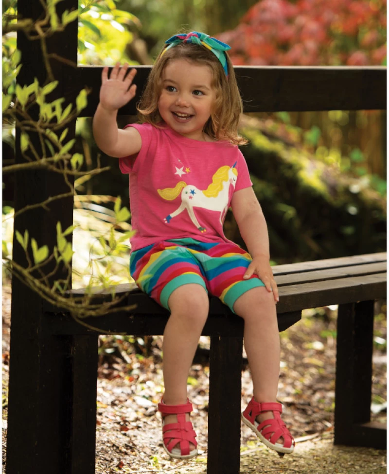 Μπλουζάκι "Unicorn" Frugi οργανικό βαμβάκι