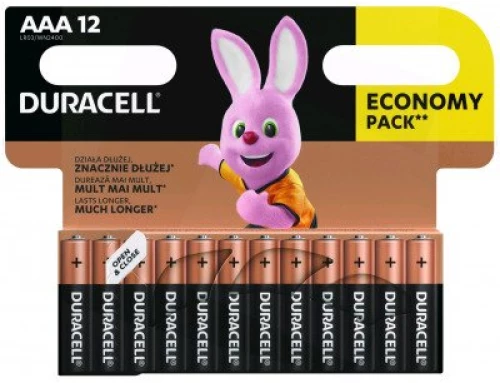 Duracell Alkaline batteries Power LR03 AAA 12 pcs