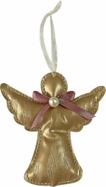 Xmasfest Στολίδι Αγγελάκι Χρυσό 10.5x11.5cm