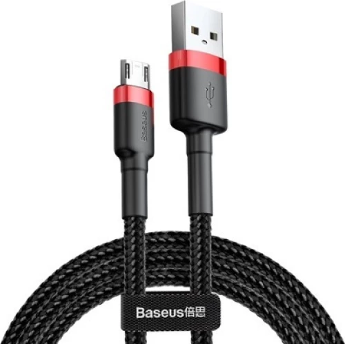 Baseus CAMKLF-B91 Micro USB Cafule cable 2.4A 1m black-red