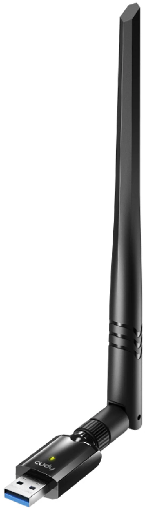 CUDY ασύρματος USB αντάπτορας WU1400, AC1300 13000Mbps, dual band Wi-Fi