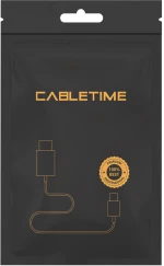 CABLETIME καλώδιο Mini DisplayPort σε DisplayPort AV588, 4K, 1.8, λευκό