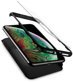 POWERTECH Θήκη Body 360° με Tempered Glass για Huawei Y6/Pro 2019, μαύρη