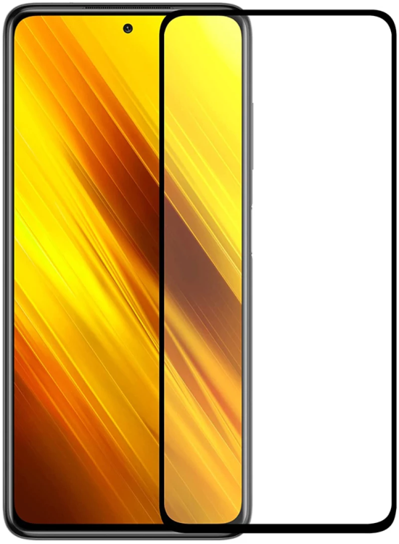 POWERTECH tempered glass 9H 5D TGC-0539 για Xiaomi Poco X3 GT  μαύρο
