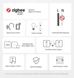 SONOFF smart διακόπτης ZBMINI-L  1-gang  ZigBee 3.0  λευκός