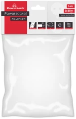 POWERTECH πολύπριζο ασφαλείας PT-883, 5x schuko, 16A, 3m, μαύρο