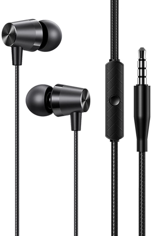 USAMS earphones με μικρόφωνο EP-42  3.5mm  1.2m  μαύρα