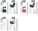 USAMS earphones με θήκη φόρτισης BH11  True Wireless  κόκκινα