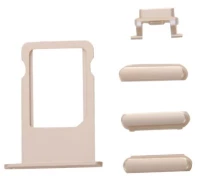 Πλαϊνά πλήκτρα και Βάση Sim για iPhone 6s, Gold