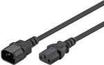 GOOBAY καλώδιο προέκτασης τροφοδοσίας 95125  0.75mm²  1m  μαύρο