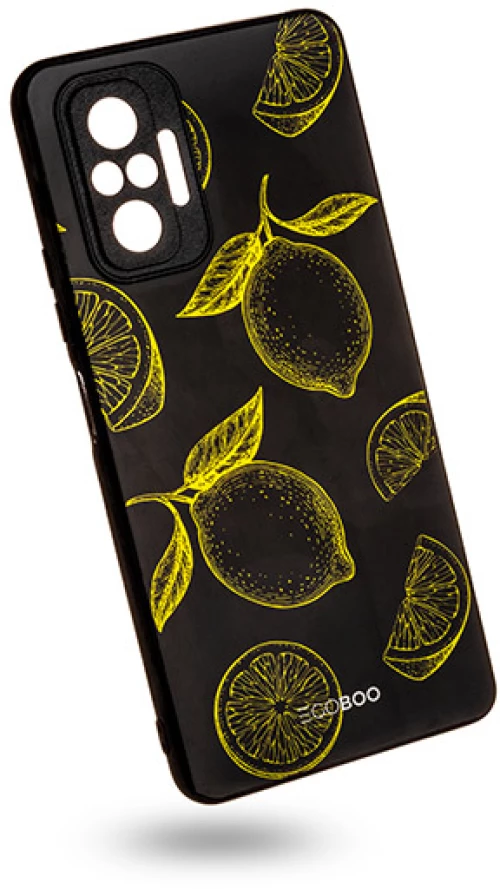 EGOBOO Case Glass TPU Lemons Fluo (Xiaomi Redmi Note 10 Pro)