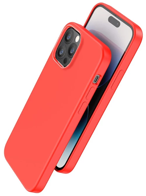Θήκη Hoco Pure Series για Apple iPhone 14 Pro Max Κόκκινη