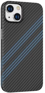 Θήκη Hoco Slim Kevlar Texture για Apple iPhone 14 Μαύρο Μπλε