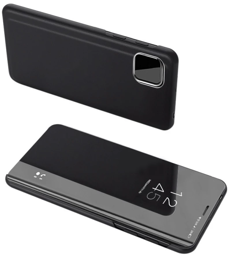 POWERTECH θήκη Clear view MOB-1706 για Xiaomi Mi 11, μαύρη