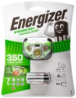 Φακός Κεφαλής Energizer Vision HD+ 3 Led 350 Lumens IPX4 με Μπαταρίες AAA 3 Τεμ. Πράσινο