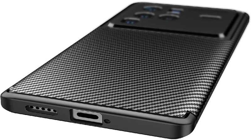 Θήκη Ancus AutoFocus Carbon Fiber για Vivo X80 Μαύρη