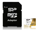 SILICON POWER micro SDHC 512GB CLASS 10 UHS-1 U3 V30 SUPERIOR PRO +SD ADAPTOR SP512GBSTXDU3V20AB