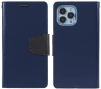 Θήκη Book Goospery Sonata Diary Case για Apple iPhone 13 Pro Μπλέ-Μαύρο