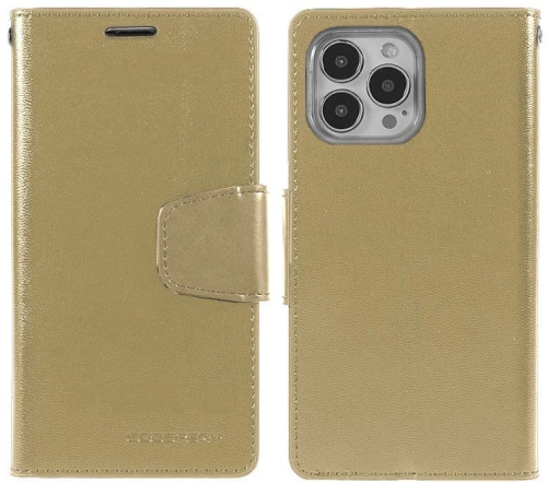 Θήκη Book Goospery Sonata Diary Case για Apple iPhone 13 Pro Χρυσό