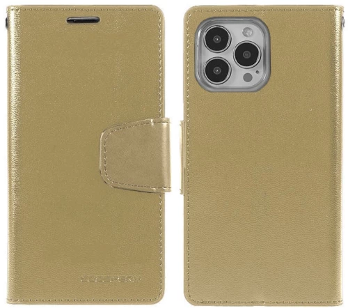 Θήκη Book Goospery Sonata Diary Case για Apple iPhone 13 Pro Max Χρυσό
