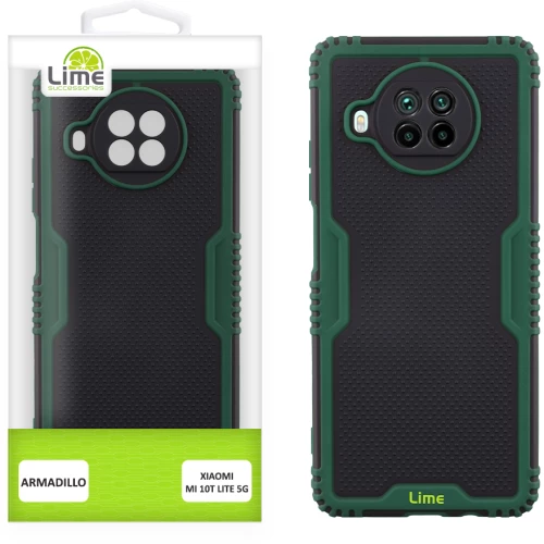 LIME ΘΗΚΗ XIAOMI MI 10T LITE 5G 6.67" ARMADILLO FULL CAMERA PROTECTION GREEN