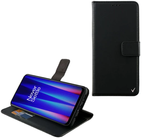 VOLTE-TEL ΘΗΚΗ ONEPLUS NORD CE 2 5G 6.43" ALLURE MAGNET BOOK STAND CLIP BLACK