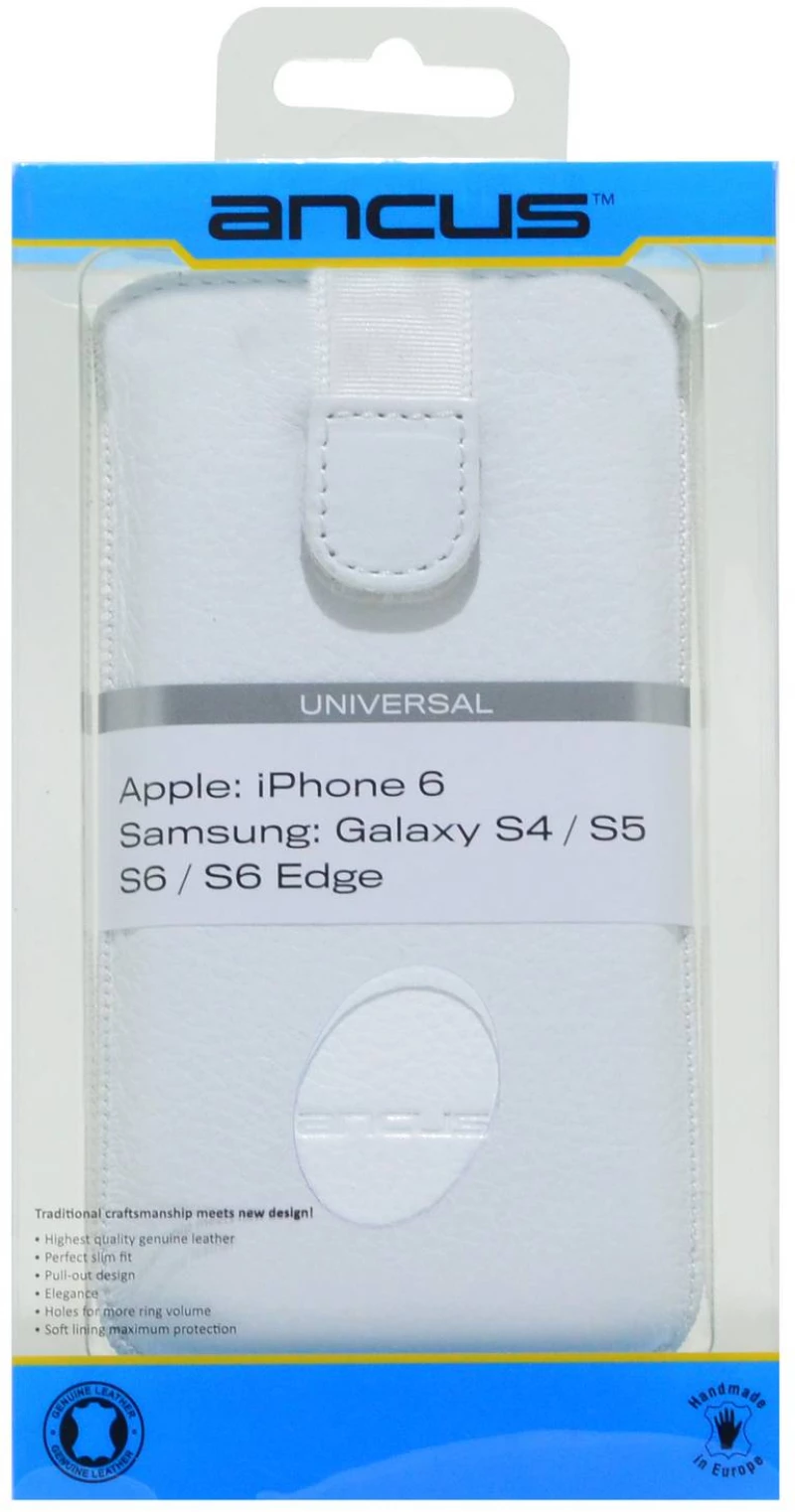 Θήκη Protect Ancus για Nexus 5X / One A9 / Galaxy Grand Prime / iPhone 6/6S Old Leather Λευκή