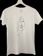 T-Shirt Λευκό Face Art