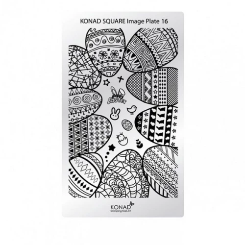 ΠΛΑΚΕΤΑ ΤΕΤΡΑΓΩΝΗ KONAD -No 16