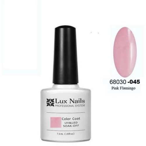 ΗΜΙΜΟΝΙΜΟ ΕΠΑΓΓΕΛΜΑΤΙΚΟ ΒΕΡΝΙΚΙ LUX NAILS - No 045 (PINK FLAMINGO) 7.3ml