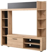 145642 ΚΕΝΤΡΟ ΨΥΧΑΓΩΓΙΑΣ-ΣΥΝΘΕΣΗ RUBI ARTISAN / ΜΑΥΡΟ 172.5*33*157.5