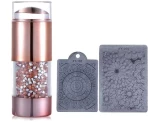 ΣΦΡΑΓΙΔΑ ΝΥΧΙΩΝ STRASS CHAMPAGNE +2 ΣΤΑΜΠΕΣ